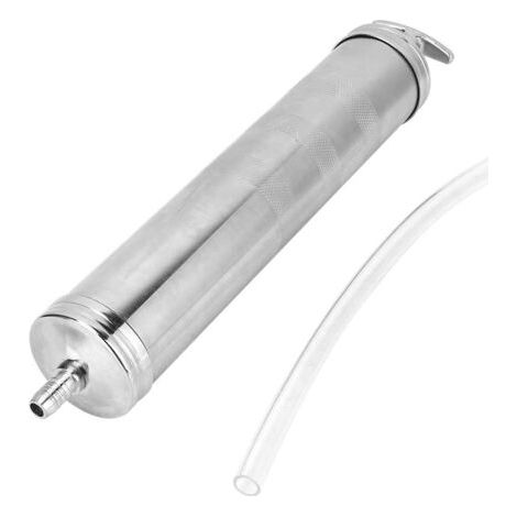 Pistolets d'aspiration d'huile 500cc, pistolet à seringue à main d'aspiration d'huile en alliage d'aluminium en acier au carbone, outils professionnels de transfert sous vide d'huile (1/4)