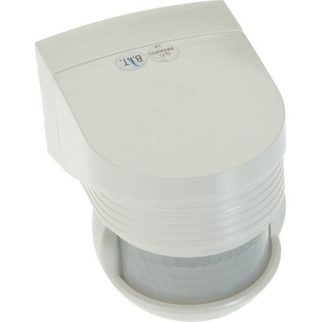B.E.G. Brück 91001 Aufputz, Aufbau Bewegungsmelder 140 ° Relais Weiß IP54 (1/4)