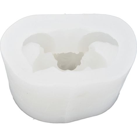 Moule en résine 3D en forme d'ange, facile à démouler, réutilisable, en silicone alimentaire de qualité supérieure, pour bougie bébé ange, décoration intérieure DIY CakeDignified (1/5)