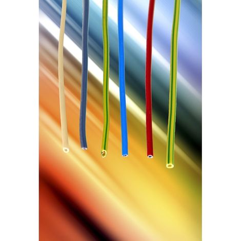 Fil électrique H05 V-K - Nombre de conducteurs / fils : 1 - Section : 1 mm² - Couleur de gaine : vert/jaune - Longueur : 100 m - Type de conditionnement : couronne - PRYSMIAN GROUP