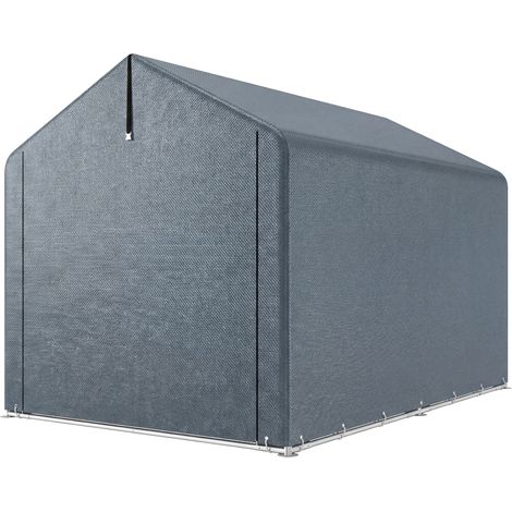 Outsunny Garage Moto Impermeabile 1.6x2.2m Grigio