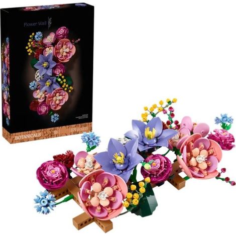 Dekoration aus Bausteinen, Blumenstrauß, zeitloses, mehrfarbiges ABS [DIY-Wohndekoration] (1/5)