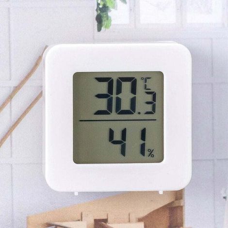 Petit Hygromètre À affichage numérique Thermomètre, XU, De mesure Intérieur D'ambiance, XU,Moniteur Température et Humidimètre pour Confort Bureau Domicile Reptile KZQ - KZQ (1/4)