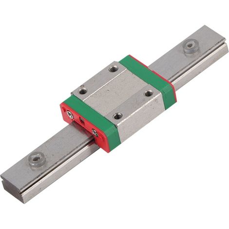Guide de Rail linéaire Miniature LML12B, bloc coulissant de largeur 12mm (100mm), 1 pièce (1/5)