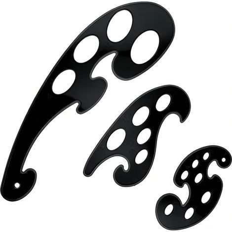 Règle à tracer les courbes, outil de mesure artistique pour des (1/5)