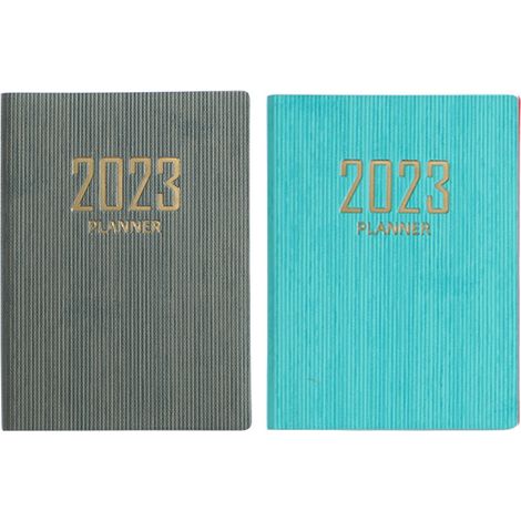 Agenda Hebdomadaire 2023 - Agenda de Poche avec Calendrier Mensuel et Organisation Hebdomadaire - 1 Pièce (1/5)