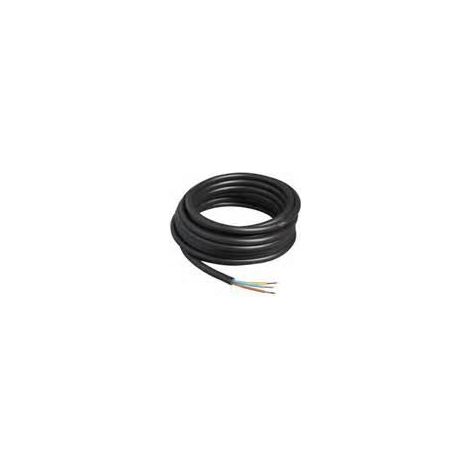 Fils-Cables U-1000 R2V 3G2,5mm² elektrisches Kabel schwarz 50m