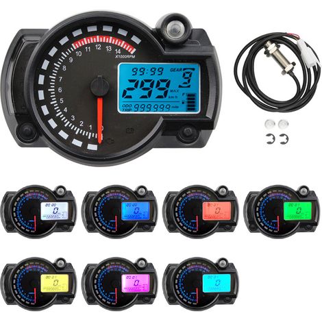 Motorcycle dashboard modification: waterproof LCD dashboard, motorcycle speedometer, digital odometer, speedometer