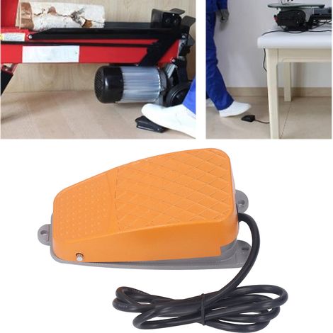 Interrupteur au pied FS-3, 250 V, normalement fermé, convient aux dispositifs médicaux, aux équipements textiles, aux équipements de soudage, aux équipements d'impression, aux outils électriques, etc. (1/5)