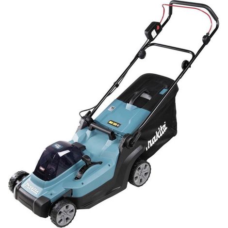 [NEUWERTIG] B-Ware Makita Akku-Rasenmäher 43 cm 40V max. für Flächen bis 830 m² 740 W 50 l (1/2)