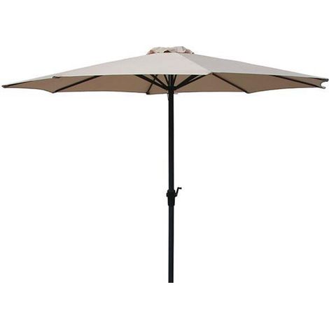 Ombrellone da Giardino Ø3 m Palo Ø48 mm in Metallo Becker Beige