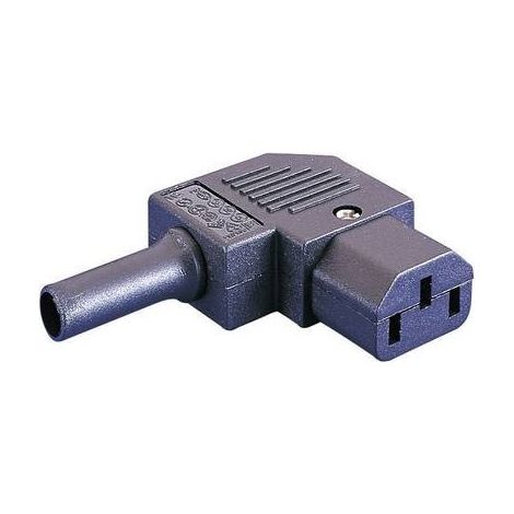 Bulgin PX0587/SE Connettore IEC PX Presa angolata Tot poli: 2 + PE 10 A Nero 1 pz.