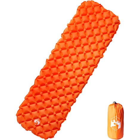 Aufblasbare Isomatte Orange 190x58x6 cm