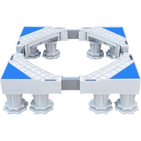 Support pour mini-réfrigérateur, socle réglable pour machine à laver avec 8 pieds -- (1/5)