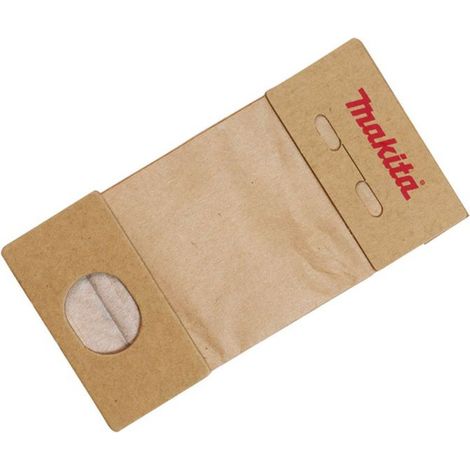 Makita Staubsack Papier, 5 Stk., für Faust-Schwingschleifer BO4555, BO4565
