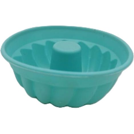 12x BURI Mini Gugelhupfform 12er Set Blau Napfkuchen Rühr Rund Marmor Backen (1/5)
