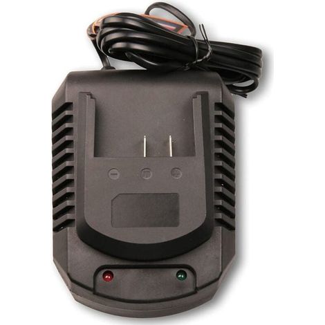 FERM CDA1097 Chargeur de batterie 18V - 4.0Ah, charge rapide et fiable, compatible avec de nombreux appareils (1/4)