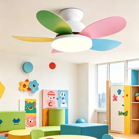 Ventilateur de plafond de 92 cm avec éclairage et télécommande, 6 vitesses, minuterie, intensité variable et 3 températures de couleur. (1/5)