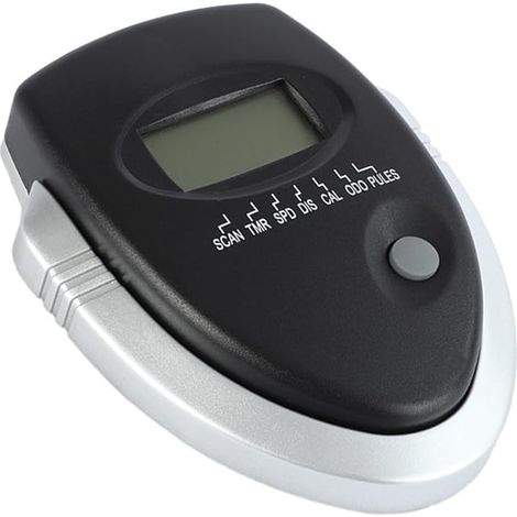 Heimtrainer-Monitor mit LCD-Bildschirm, Geschwindigkeitsmesser, Heimtrainer-Monitor, schwarz