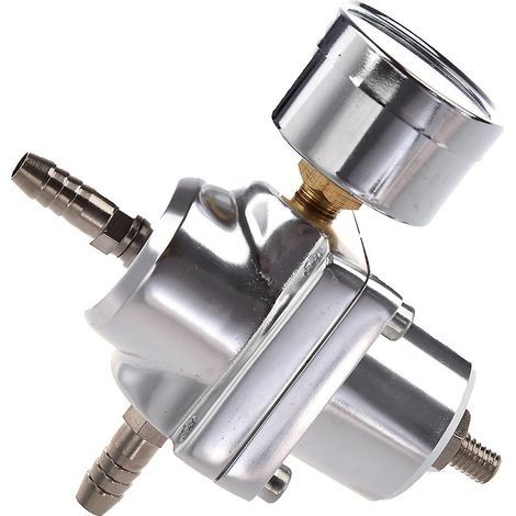 Régulateur de pression de carburant réglable universel pour voiture avec jauge argent (1/3)