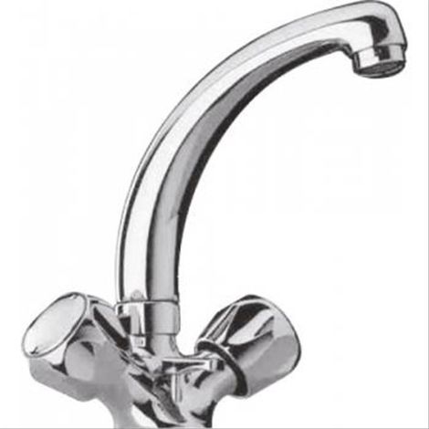 Mélangeur lavabo bec fondu mobile Paini NF - Inverseur automatique