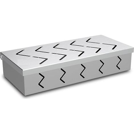 Grill-Räucherbox, geeignet für Holzchips, geräucherter BBQ-Geschmack A-- (1/5)