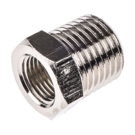 Adaptateur droit fileté Legris LF3000 vers G 1/8 Femelle R 1/4 Mâle ( Prix pour Paquet de 5 )