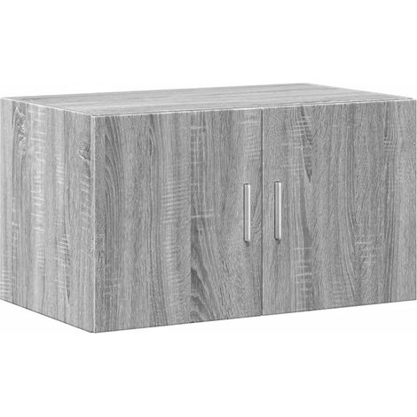 Mobiletto a parete con pratico vano contenitore 70 x 42 x 40 cm realizzato in legno composito Sonoma grigio 020049502