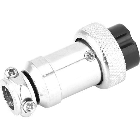 Connecteur électrique femelle 2 trous 16mm, lot de 100 prises BERM Aviation, fiche socket à visser pour câblage industriel (1/2)