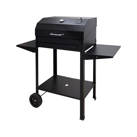 Barbecue a carbone Caravan 60 – Griglia 57,5x37 cm – Coperchio con termometro – El Gaucho
