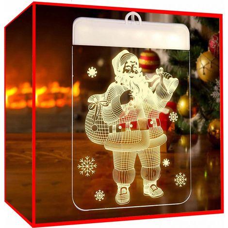 Buntglas LED Nikolaus warm (60) GABA (1/5)