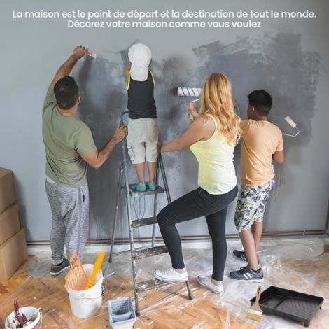 Kit Rouleau à Peinture - - 9 Inch et 4 Inch - Couleur Orange (1/4)