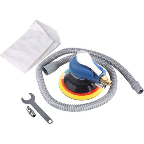 Ponceuse orbitale pneumatique aléatoire 6 pouces (150 mm) avec tuyau de collecte de poussière – 1 pièce (1/5)