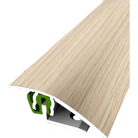 PROVISTON Übergangsprofil Parkettprofil Breite: 51 mm Höhenausgleich: 3 - 23 mm Länge: 900 mm Aluminiumprofil Eiche weiß gekalkt 1 Stück