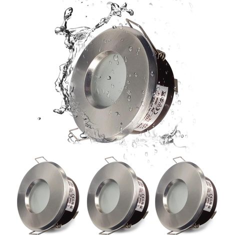 Spot Encastré Étanche IP65, Plafonnier LED pour Salle de Bain (1/5)