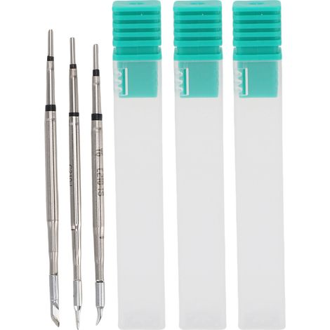 Set mit 3 Lötspitzen, kompatibel mit C210 Edelstahl-Lötstationen, inklusive Aufbewahrungsbox. (1/5)