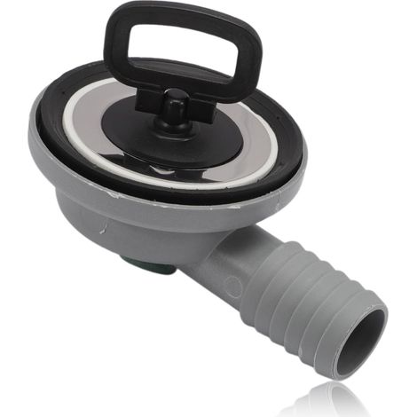 Bonde d'écoulement evier Tuyau Vidange en acier inoxydable Ø 55 mm Pour camping-car caravane avec sortie de tuyau de 20-25 mm tuyau d'évacuation à 90° evier (1/5)