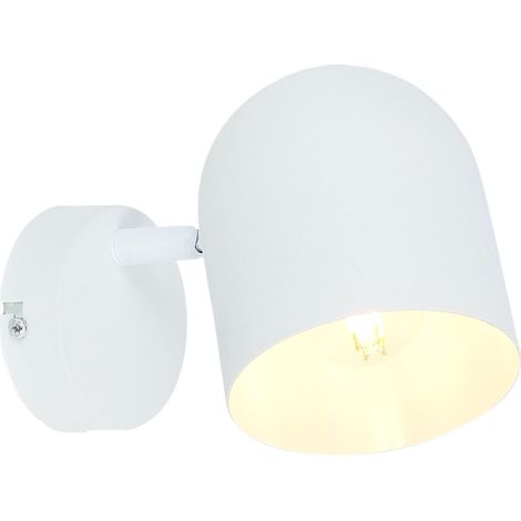 Applique murale Candellux Azuro blanc métal E27 réglable (1/2)