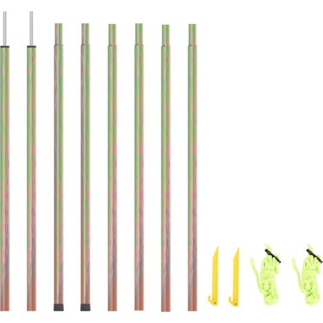 Sonnensegel Stangen 2 Stk. 250 cm Verzinkter Stahl