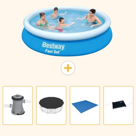 Bestway Bestway Fast Set Ronde - 366x76 cm - 5-pièces S214 (1/5)