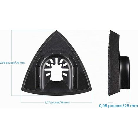 Delta Sanding Pads 80 mm (1/3)