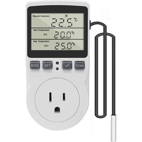 Digitaler Wechselstrom-Energiezähler – Einsatzgebiete: Energie, Kommunikation usw. – 1 Stück, europäischer Standard, 3-Loch-Anschluss (1/5)
