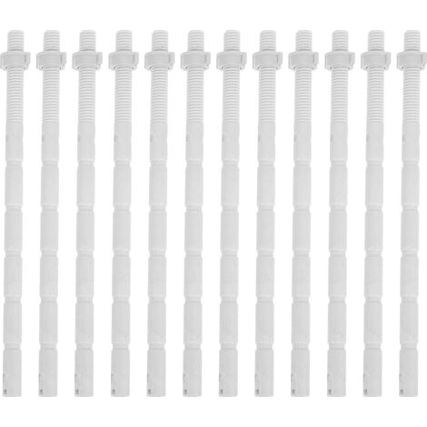 12 Pièces Tiges D'assistance pour Bouton, Blanc (1/5)
