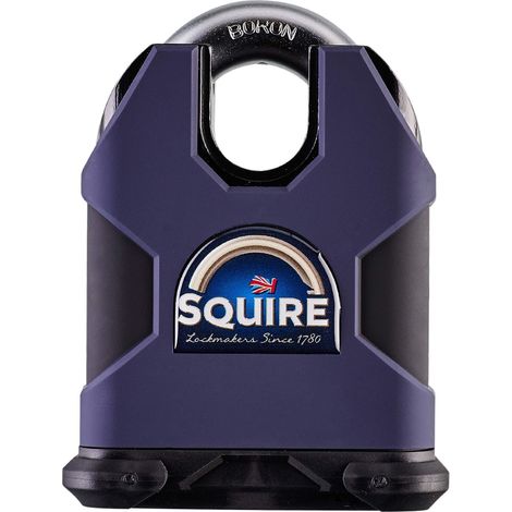Squire SS80CS Stronghold 80mm Solid Steel Padlock Closed Shackle CEN6 Boxed (1/3)