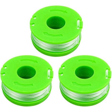 O6x 3pcs Carretéis de Linha de Nylon Rs90121 para Cortador de Grama Earthwise Cst00012 Lst10012 L4n Cst12010 (1/5)