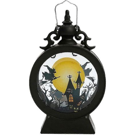 Décorations d'Halloween 2025 pour l'extérieur : lampes à vent, bougies électroniques LED, décorations d'ambiance horrifiques pour bars et bars. (1/5)
