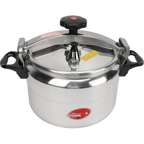Autocuiseur en alliage d'aluminium antidéflagrant avec couvercle à ouverture par rotation et poignées renforcées, modèle à gaz 7 L pour usage domestique et professionnel. (1/5)