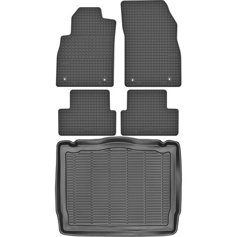 Opel Astra IV J Schrägheck (2009–2015) – Set: Gummifußmatten + Kofferraummatte