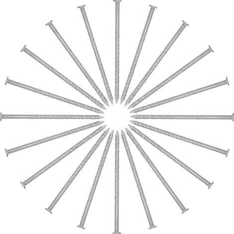 20 Stück Edelstahl 304 Spiralförmige Erdanker 125 mm für