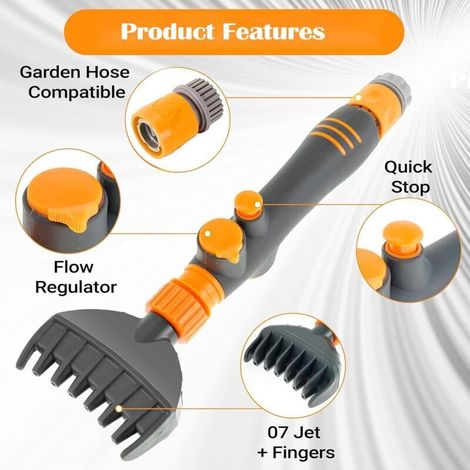 Brosse de nettoyage pour cartouche de filtre de piscine durable pour enlever les débris et la saleté du filtre de piscine, outil de nettoyage pour piscine, spa, jacuzzi (1/3)